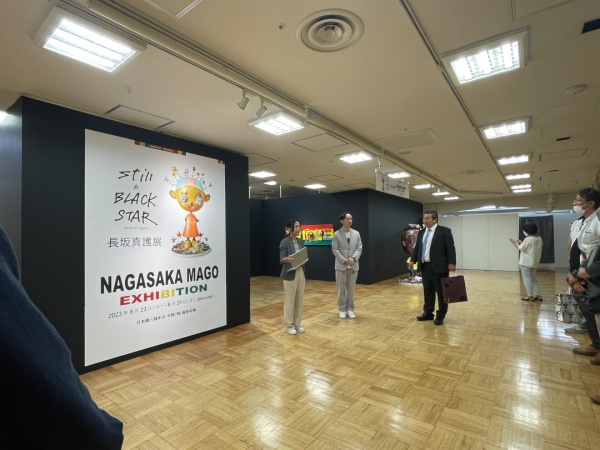 日本橋三越ので開催された長坂真護氏の展覧会