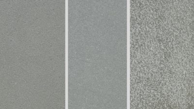 ポリーブル サンドブラストを入れた仕上げサンプル