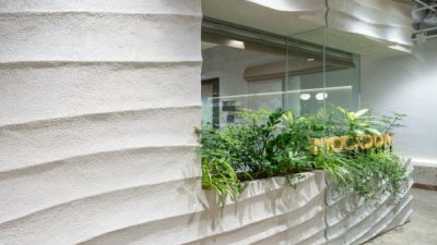 クレアデコール リッジライン仕上げ - オフィスに施工