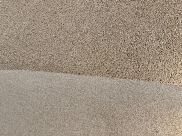 プラスタル搔き落とし仕上げの壁