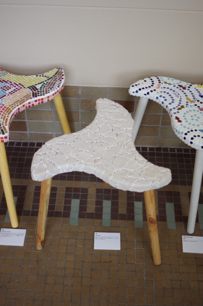 タイルチェアコンペティションのスワールドカップで提出したタイル椅子