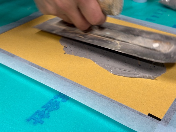 クランチアート施工の様子