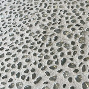 ガラス洗い出し仕上げサンプル