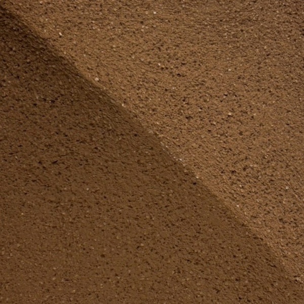 プラスタル掻き落としのリッジライン仕上げ壁サンプル。型番：25SP0037