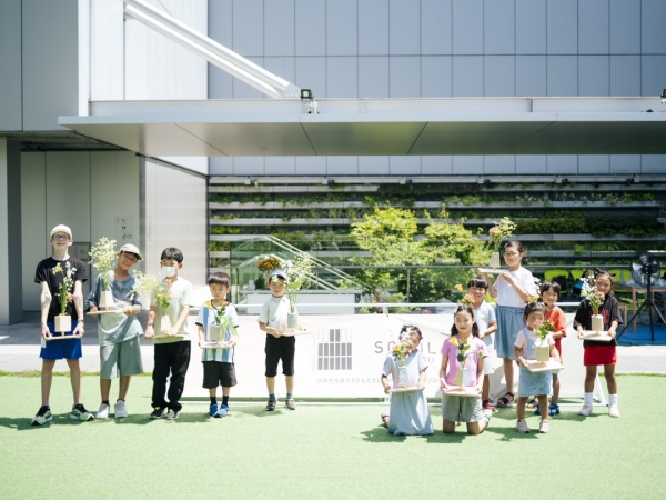 SCUOLA GINZA SIX × クリエイティブスタジオ we+のイベント記念撮影